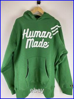Human Made Dry Alls Green Hoodie Size L