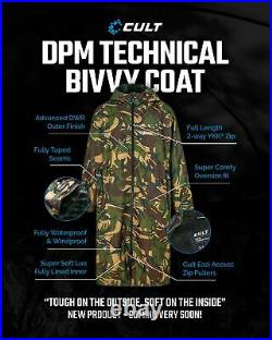 In-Stock Cult Tackle Technical Bivvy Coat All Sizes Carp Fishing Clothing