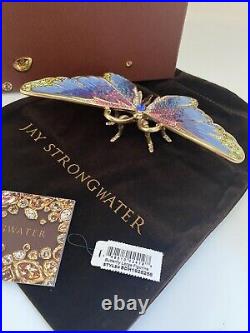 Jay Strongwater Puccini Butterfly Large Figurine NIB