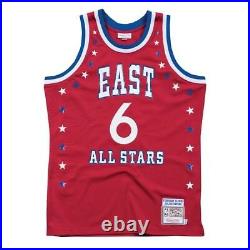 Julius Erving 1972 NBA All Star East Mitchell & Ness Authentic Red Jersey Men's