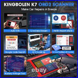 KINGBOLEN K7 ECU Coding Bidirectional Diagnostic Tool All System OBD2 Scanner