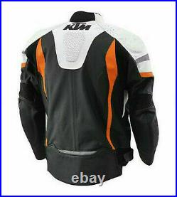 KTM Motorbike Motorcycle Rider Leather Jacket Racing GE-15-2020