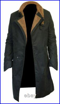 K Ryan Gosling Blade Runner Cotton UK Officer 2049 Denim Coat Wear Men's Jacket