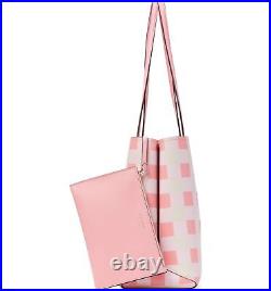 Kate Spade New York All Day Large Tote, Grapefruit Soda Gingham