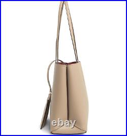 Kate Spade all day large Leather tote with Pouch NWT TIMELESS TAUPE