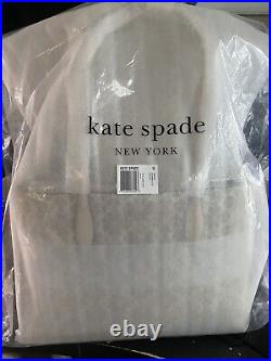 Kate Spade canvas all day large tote. New In Bag. PXR00360 Parchment