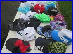 LARGE LOT OF 60 NEW FILA Nylon/Poly Womens Hat Cap Visors One Size Fits All