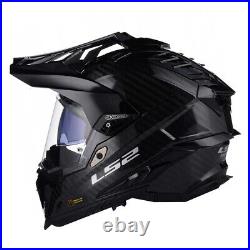 LS2 MX701 Explorer Carbon Dual Sport Motorcycle Helmet Off Road Motocross Bike