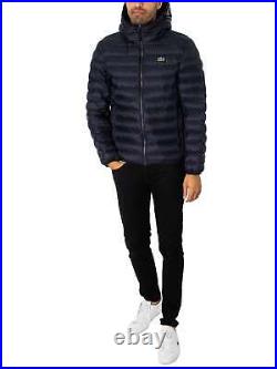 Lacoste Men's Quilted Puffed Jacket, Blue