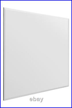 Large All Glass Bevelled Square Wall Mirror 39x 39 (100 x 100cm) MirrorOutlet