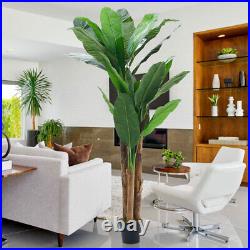Large Artificial Banana Plant Fake Tree with Pot for In&Outdoor Plants in Pot