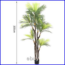 Large Artificial Palm Tree 200cm 6.5ft Areca Realistic Faux House Plants