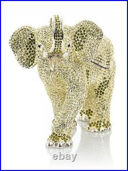 Large Elephant LIMITED EDITION trinket box Keren Kopal & Austrian crystals
