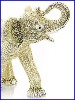 Large Elephant LIMITED EDITION trinket box Keren Kopal & Austrian crystals