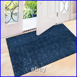 Large Shaggy Fluffy Rug Anti-Slip Super Soft Mat Living Room Bedroom Carpet Rug