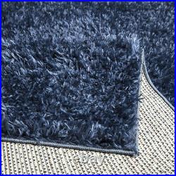 Large Shaggy Fluffy Rug Anti-Slip Super Soft Mat Living Room Bedroom Carpet Rug