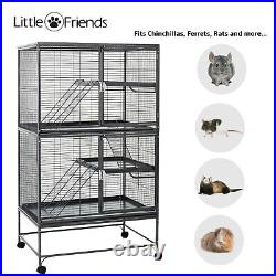 Large Tall Metal Rat Ferret Chinchilla Degu Cage 160cm Little Friends Aventura