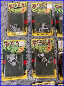 Large Vintage Ral Partha Orcs Miniatures Lot All American Line New 1990's