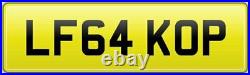 Lf64 Kop Football Lfc Top Car Reg Number Plate All Fees Paid Liverpool Fc Reds