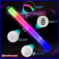 Light Up Premium LED Foam Glow Stick High Quality Multi Colour Large 18 Long UK