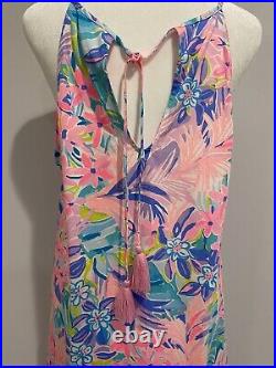 Lilly Pulitzer Dress NEW Margot Large It Was All A Dream Swing Floral Sleeveless