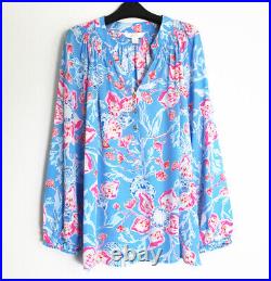 Lilly Pulitzer Elsa Silk Top, Multi Bahamian Rhapsody