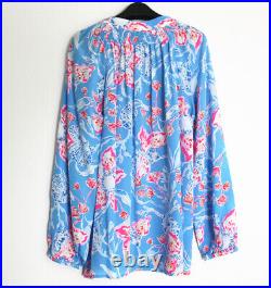 Lilly Pulitzer Elsa Silk Top, Multi Bahamian Rhapsody