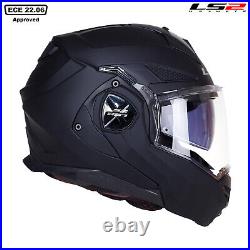 Ls2 Ff901 Advant X Modular Flip Front Full Face Motorcycle Bike Dvs Crash Helmet