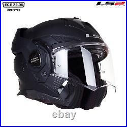 Ls2 Ff901 Advant X Modular Flip Front Full Face Motorcycle Bike Dvs Crash Helmet