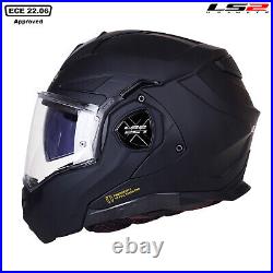 Ls2 Ff901 Advant X Modular Flip Front Full Face Motorcycle Bike Dvs Crash Helmet