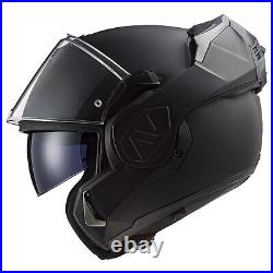 Ls2 Ff906 Advant Noir Full Face Modular Flip Front Motorcycle Ece Bike Helmet