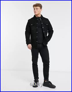 Men's Black Suede Shirt 100% Real Lambskin Soft Slim Fit Stylish shirt ZL25