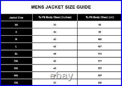 Men's Brando Leather Fashion Jacket Motorbike Marlon Biker Style Jacket