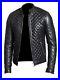 Men's Leather Jacket Genuine Soft Lambskin Slim Fit Motorcycle Jacket