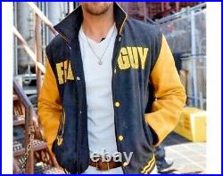 Men's Ryan Gosling's The Fall Guy Varsity Bomber Jacket The Fall Guy Jacket