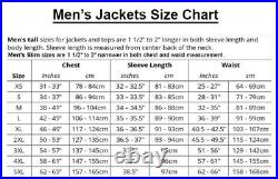 Men's TRUCKER Leather Jacket Lambskin Western Classic Jackets Shirt Style Black