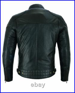 Men's leather jacket and motorcycle, leather gown, biker jacket, custom, retro