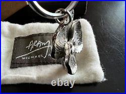 Michael Aram orchid LARGE sculptural collectible keychain NIB