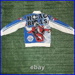 Mitchell And Ness X Jordan Bulls M&N 1988 All Star Warm Up Jacket Mens Large