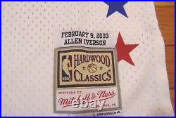 Mitchell & Ness Nba Hwc 2003 All-star Allen Iverson Sublimated Swingman Jersey L
