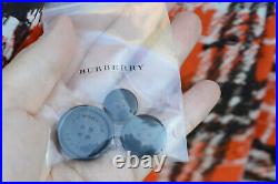 NEW Burberry Mens BRIGHTON Scribble Check Cotton Car Coat 52 / Large Trench