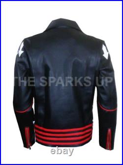 NEW Freddie Mercury Concert Jacket Leather Jacket ALL SIZES BEST QUALITY