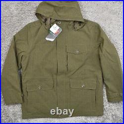 NEW L. L. Bean Men's Size L 3-in-1 Jacket Green Nylon All Season Moss Khaki