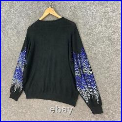 NEW Sass & Bide Womens Jumper Size L Large Black Sequin Cotton Linen 157.08
