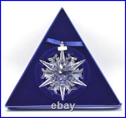 NIB Swarovski Annual Edition 2002 Crystal Ornament Snowflake Large #288802