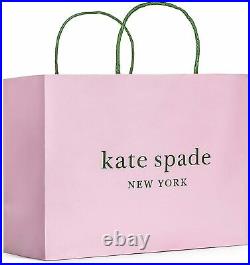 NWB Kate Spade All Day Large Tote Peach Melba Leather Pouch PXR00297 Gift Bag FS