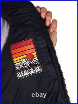 Napapijri Men's Hornelen Puffer Jacket, Black