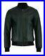 New 70's Retro Bomber Jacket Mens Black Classic Soft Leather Jacket Handmade