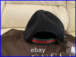 New Gucci Black Baseball Cap Hat All Sizes S M L XL