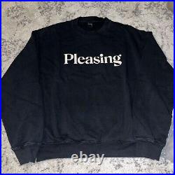 New! Harry Styles Pleasing Crewneck Black Large